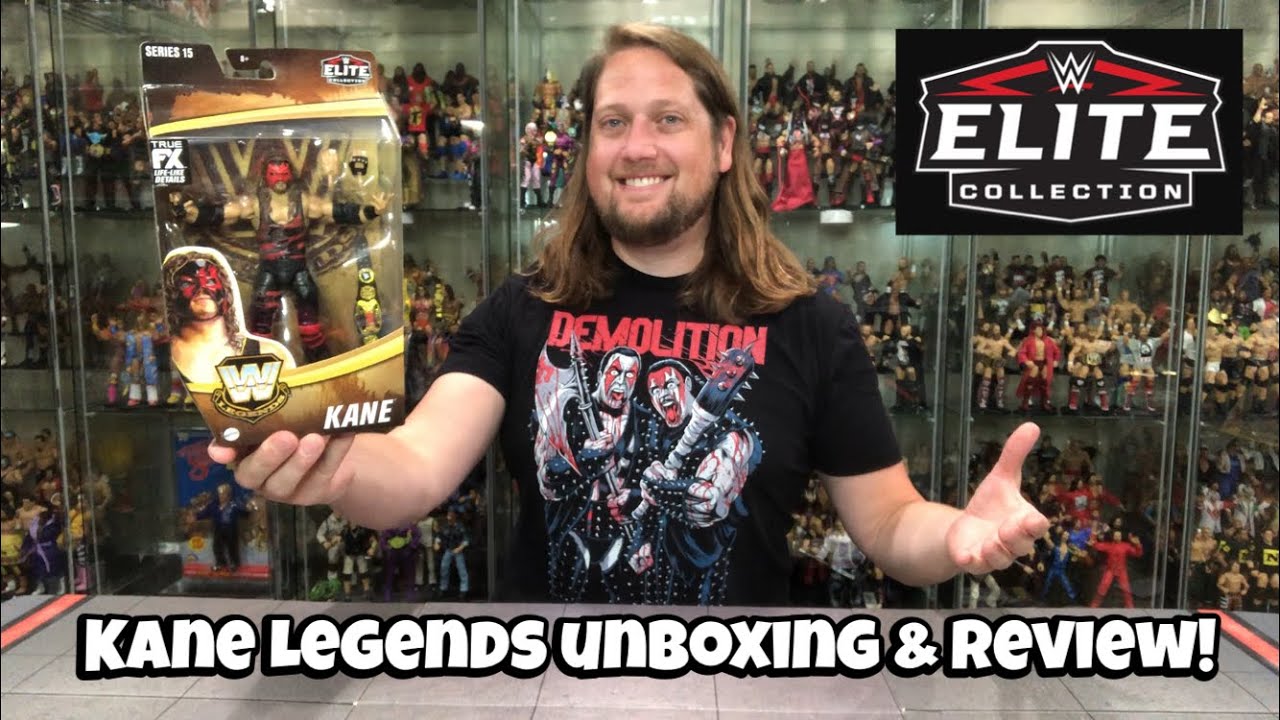 Kane WWE Legends Series 15 Unboxing & Review! - YouTube