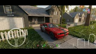Dodge Challenger  Supercar - Car Parking Driving School Gameplay | 4K Ultra Graphics screenshot 1