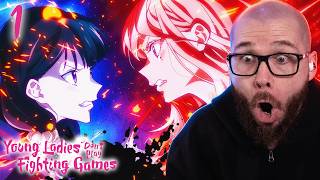 Young Ladies Don't Play Fighting Games Ep 1 & 2 Reaction screenshot 1