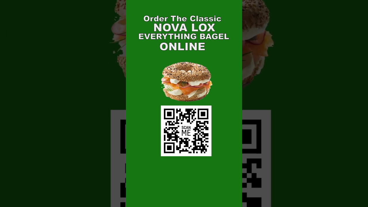 Nova Lox On An Everything Bagel – The Classic Nyc Breakfast! Broad Nosh Bagel Deli Catering NYC