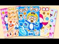 【癒しASMR】ポロロ🐧シールを飾ってはがす✨Relaxing Sticker Peeling with Pororo & Friends