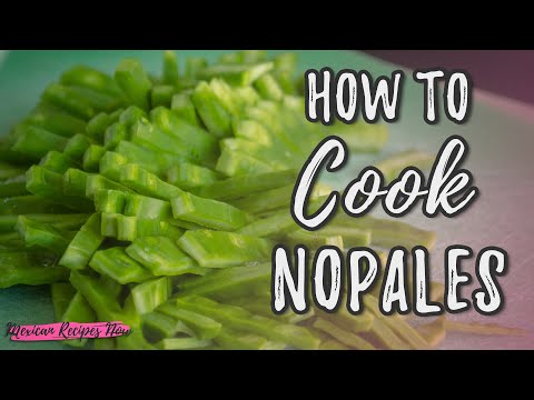 How to cook nopales on stove 🥗 - Mexican Recipes Now