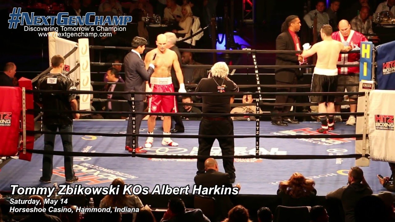 Tommy Zbikowski KOs Albert Harkins