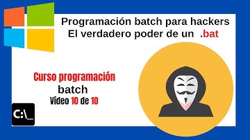 ✔️ Curso batch GRATIS | tutorial batch | crear virus | video 10-10