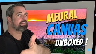 Meural Canvas Unboxing With Swivel Mount