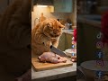 cat and tiger murga fry recipe #cat shortsfeed  s#subscribers