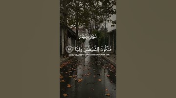 سورة مريم الآيات{٤٥-٤٦} #المصحف #quran #اكسبلور #حالات_واتس #دويتو #لايك #duet #islamicfestival #isl