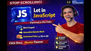 let in JavaScript Full Tutorial | Scope and Examples | ChiPi Technologies
