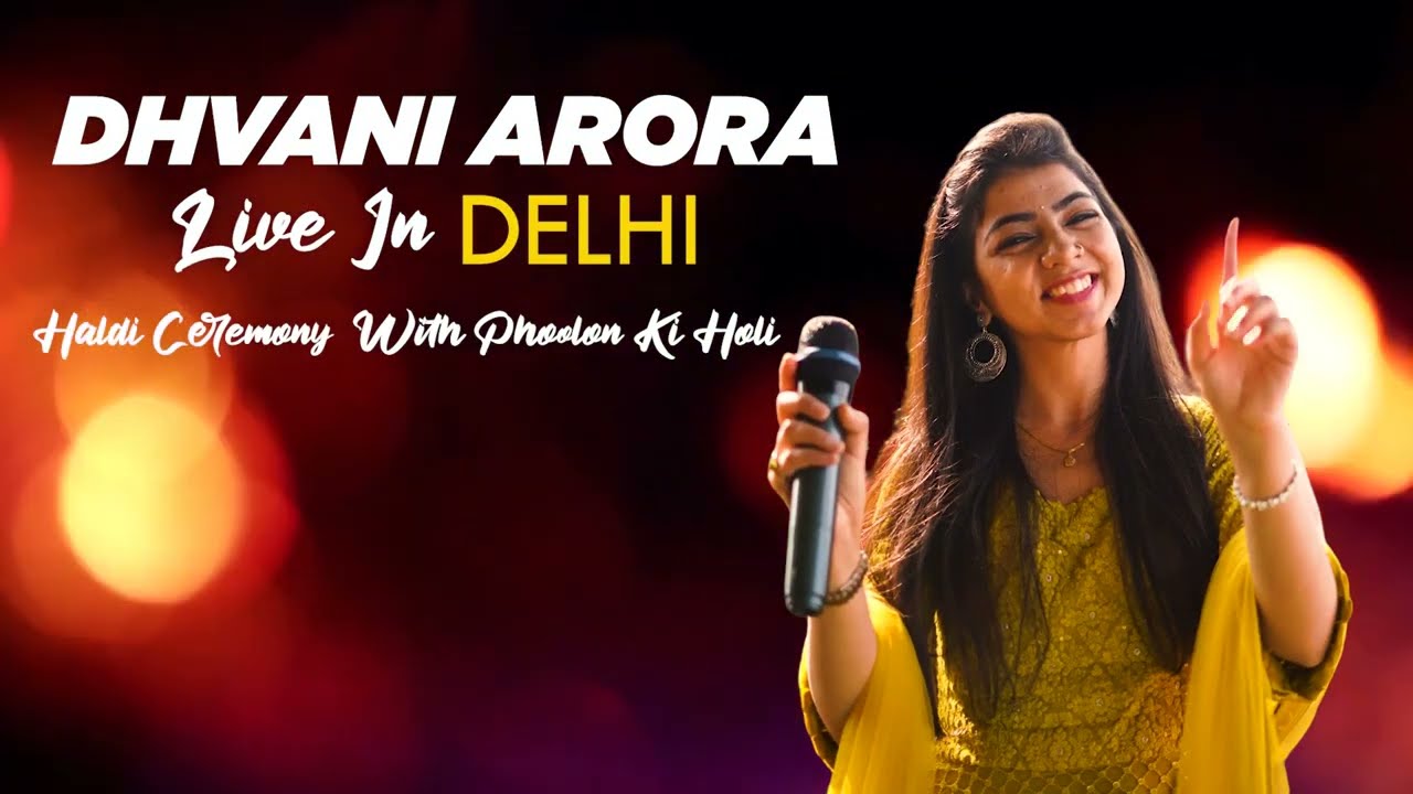 Haldi with Phoolon Ki holi - Live in Delhi | Dhvani Arora - Showreel