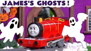 thomas and friends james sees ghosts story with funny funlings