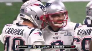 Long Runs By Michel & Burkhead Leads To Gostkowski Fg Super Bowl Liii Cant Miss Play