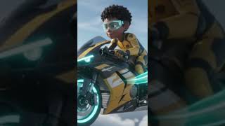 SUPER BIKE TURBO BLAST! 🏍️⚡ | Futuristic Racing Song for Kids | TiKVA Kids #kidssongs #tikvakids