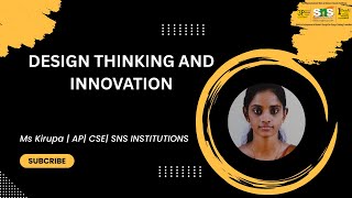 Process in Design Thinking | DESIGNTHINKING AND INNOVATIONS | SNS INSTITUTIONS