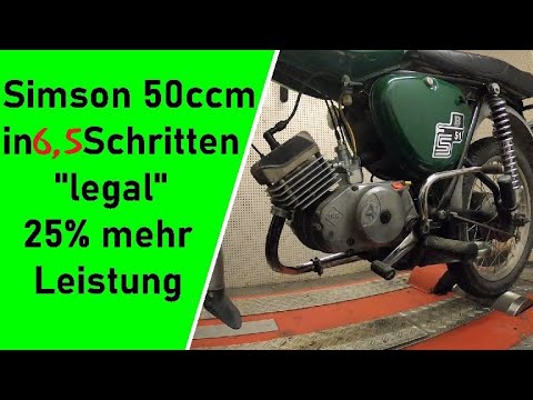 Simson Projekt S51 Zylinder 50ccm Tuning