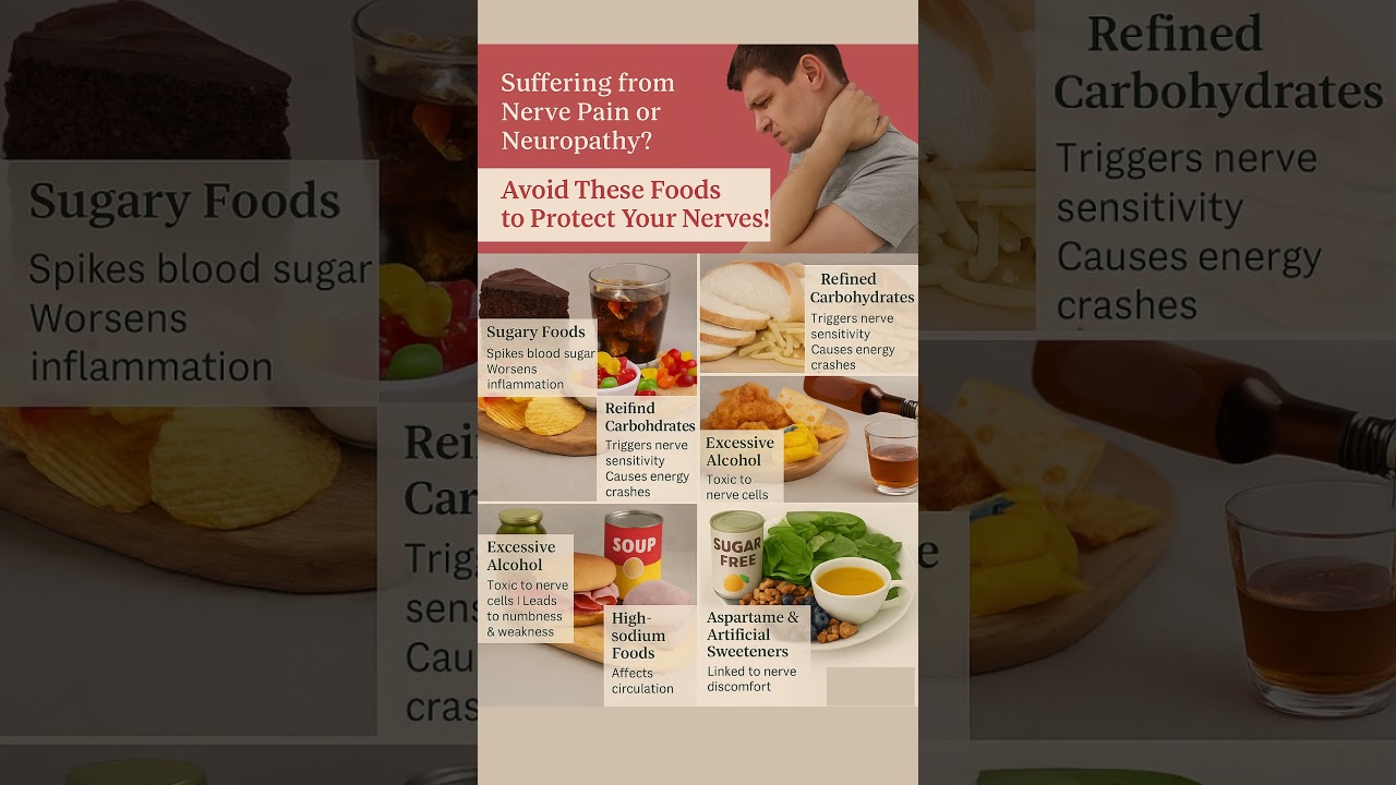 Foods to Avoid for Nerve Health Issues 