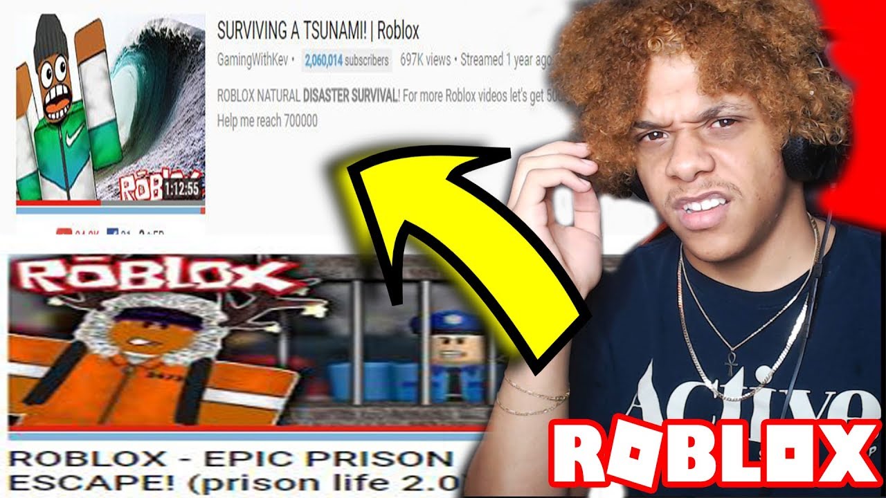 Reacting To My First Ever Roblox Youtube Video Gamingwithkev Youtube