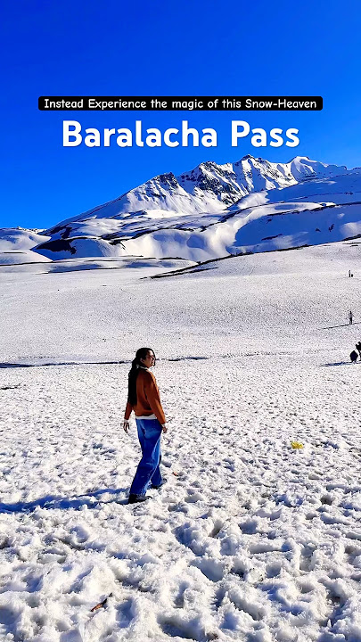 Manali to Baralacha Pass on Manali Leh Highway | Best Snow Place Near Manali in June 2025 #snow
