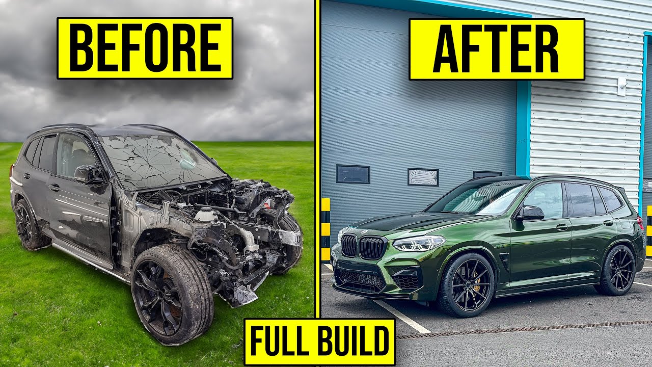FULL BUILD - REBUILDING A WRECKED BMW X3M - YouTube