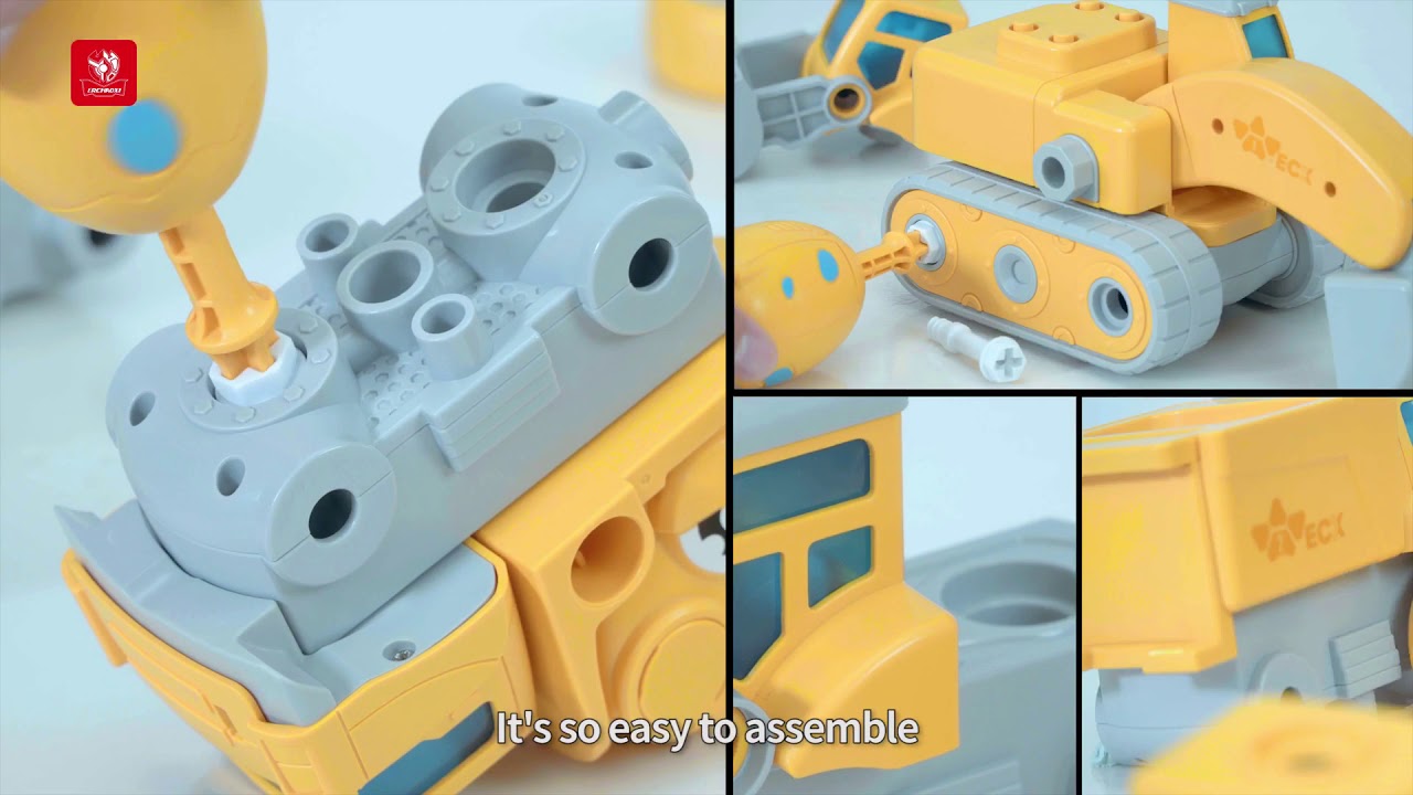 Kidkicking toys New Arrivial-2002 5 In 1 Assembled Building Blocks “City Construction Tyrannosaurus”