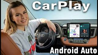 Toyota RAV4 2013-2018 EASY PLUG &amp; PLAY - HUGE Screen Radio Upgrade - NO WIRING! CarPlay Android Auto