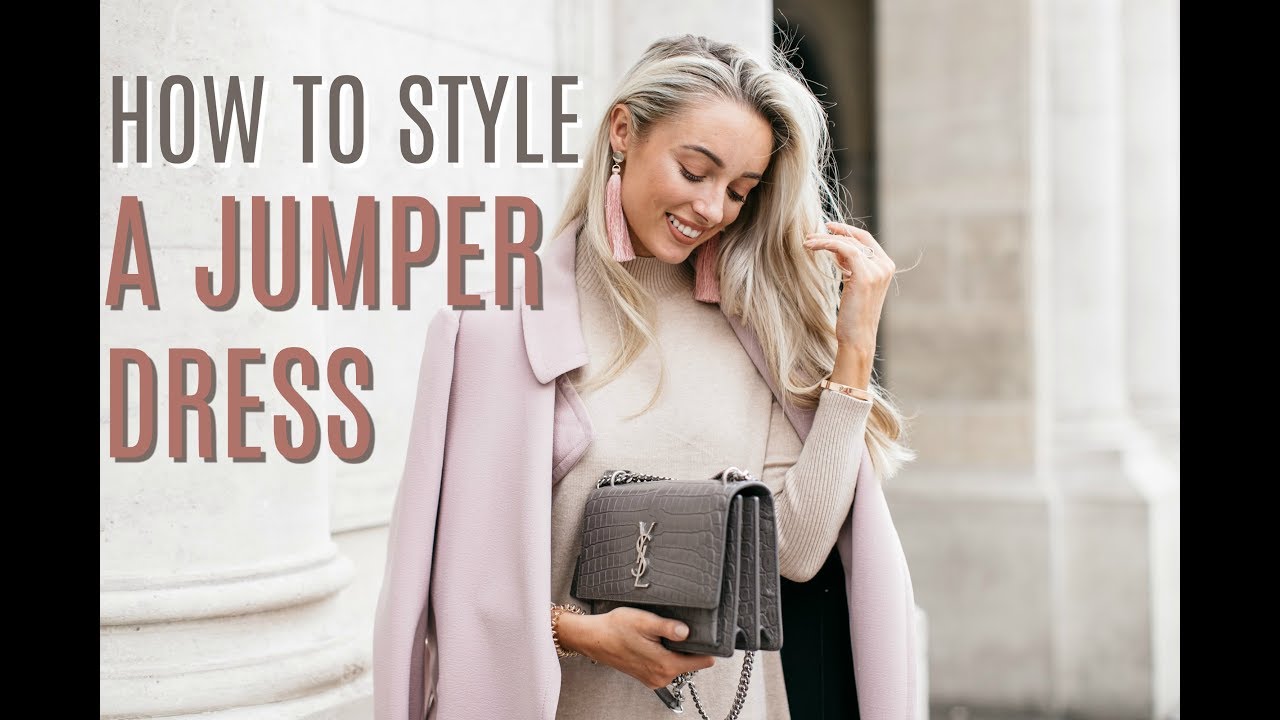 HOW TO STYLE A JUMPER DRESS // Autumnal Lookbook // FASHION MUMBLR ...