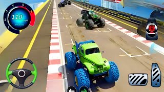 Monster Truck Mega Ramp - monster truck mega ramp extreme racing - Android Gameplay 2024 #11 screenshot 3