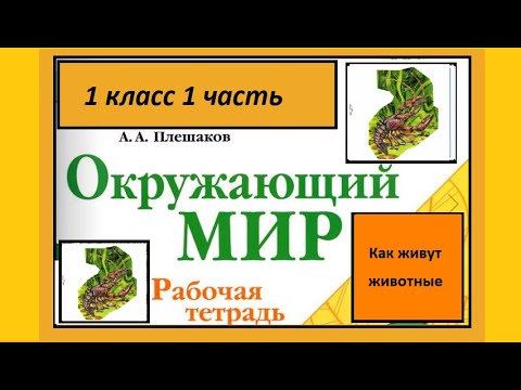 Окружающий мир 1 класс Как живут животные? страница 50-51