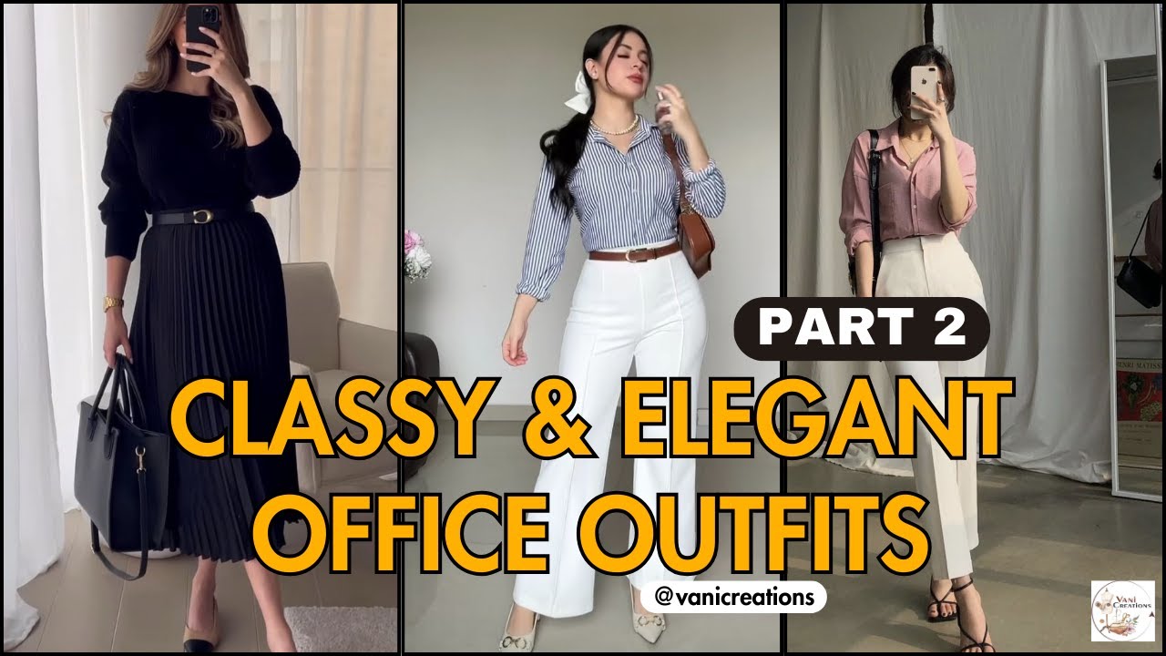 Classy and elegant outfits! #trending #office #professional #women # ...
