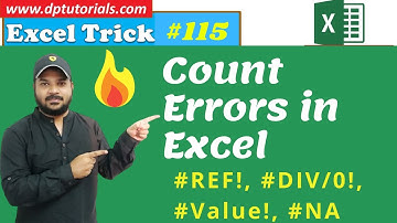 How To Count Cells That Contain Errors || Excel Tricks || Excel Tips