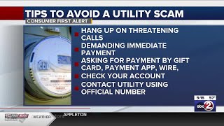 CONSUMER FIRST ALERT: Scammers threaten to shut off your utilities