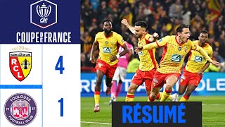 Lens Toulouse (4-1) Résumé | Coupe de France demi-finales 2026 | RCL TFC | RC lens - toulouse 