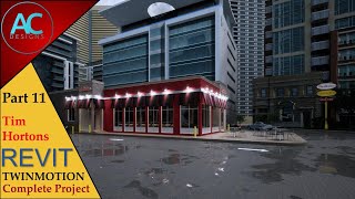 Celebrity Tim Hortons | Part 11 | Complete Step By Step Project | Revit and Twinmotion Tutorial Net Worth