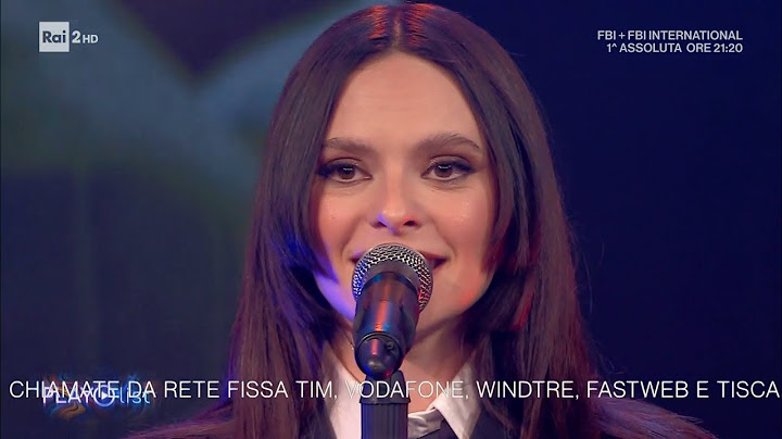 Francesca Michielin canta "Fango in paradiso"- Playlist 05/04/2025