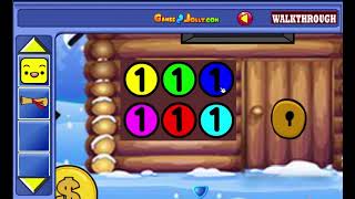 Snow Monkey Rescue From Wooden House Walkthrough - Games2Jolly screenshot 5