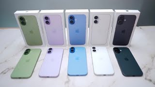 iPhone 17 All Colour Unboxing Credit 💳 @SimplyPops