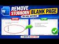 How to Find and Remove Hidden Page Breaks in Word (Shortcut to Delete All at Once)