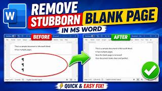 How to Find and Remove Hidden Page Breaks in Word (Shortcut to Delete All at Once)