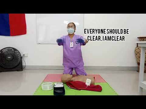 Demo on CPR with AED #cpraeddemo #tesda #caregivingcourse