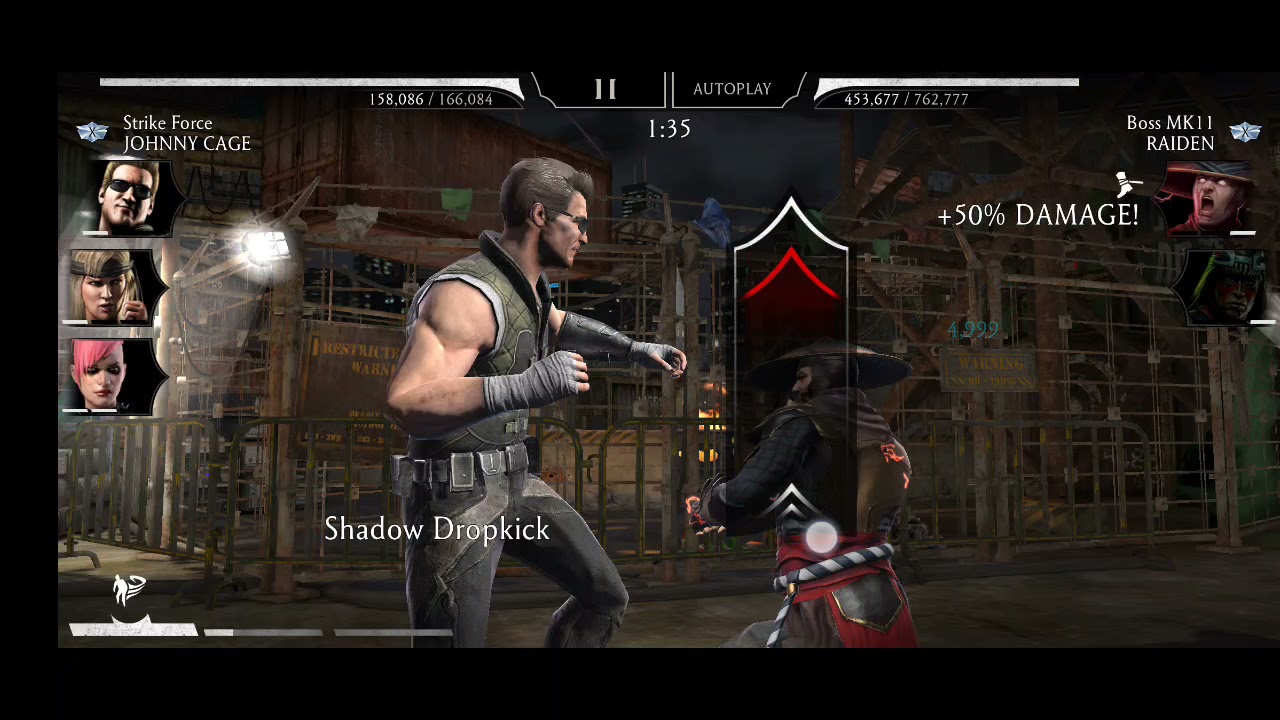 Mortal Kombat Mobile. Earthrealm tower Battle 110