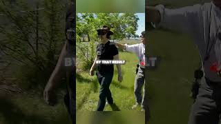Can you walk in a straight line while blindfolded? #mythbusters #entertainment #educational