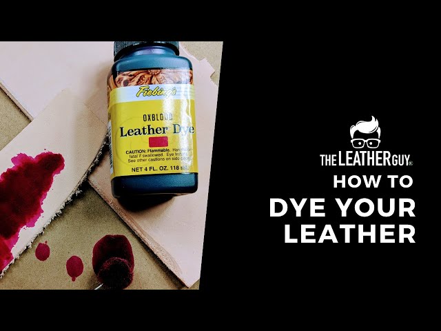 Dyeing a pair of vintage boots with Fiebings Deglazer and Identity