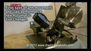 Automatic Tool Changer - First test arm movement