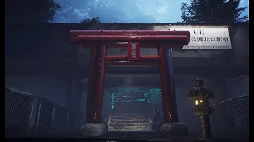 ‘Japanese shrine at the station’ 3DCG Anime Video in Unreal Engine 5