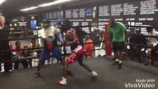 Tahaleem Martin Sparring At Boylan Rec