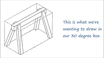 How To Draw A Complex Isometric Drawing