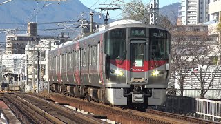 【4K】JR山陽本線　普通列車227系電車　ﾋﾛA19編成