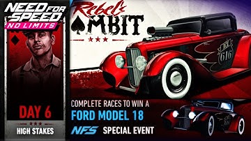Day 6 (High Stakes) Ford Model 18 | NFS No Limits