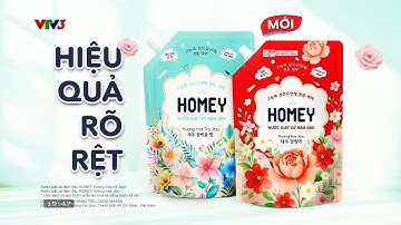 TVC Nước giặt xả Homey - Hiệu quả rõ rệt (30s, 12/2025)