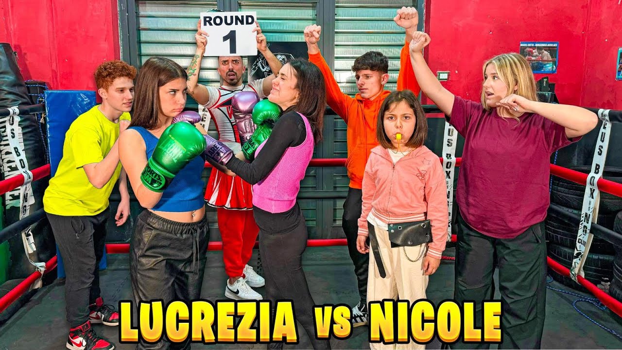 La Persona Più Forte Del Mondo ILARY E ZIA NICOLE SFIDA LA BULLA E L'UOMO PIÙ FORTE DEL MONDO A