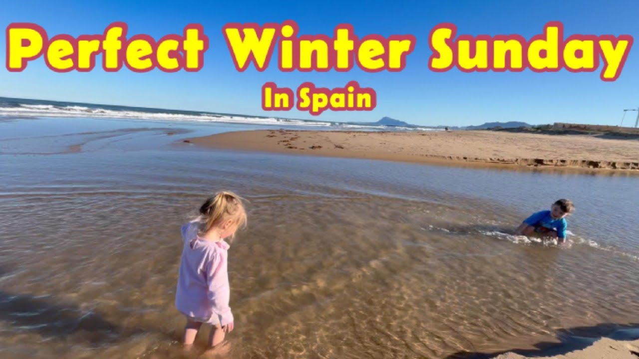 Perfect Winter Sunday in Spain 🇪🇸 | Family Bike Ride, Beach & Simple Living